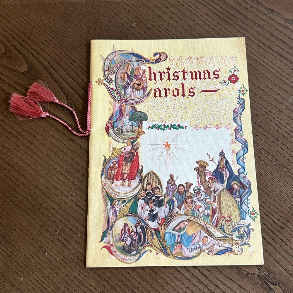 Vintage Crowley's Milk Company Christmas Carols Booklet Hall & McCreary Tassel